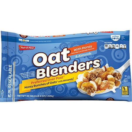 Malt-O-Meal Honey & Oat Blenders With Almonds Cereal, 36 oz