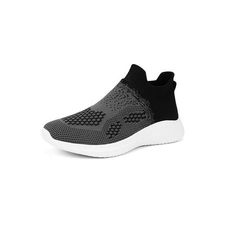 Glookwis Unisex Walking Shoes Sports Sock Sneakers Knit Upper Running Shoe Women & Men Non-Slip Breathable Sneaker Comfortable Slip On Dark Gray 8.5
Glookwis Unisex Walking Shoes Sports Sock Sneakers Knit Upper Running Shoe Women & Men Non-Slip Breathable Sneaker Comfortable Slip On Dark Gray 8.5