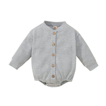 AIMAOMI Newborn Infant Baby Girls Boys Winter Long Sleeve Solid Thickened Warm Romper Tops H
AIMAOMI Newborn Infant Baby Girls Boys Winter Long Sleeve Solid Thickened Warm Romper Tops H