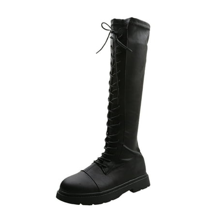 TAIAOJING Women Boots Boots Solid Color Platform Lace Leather Up Fashion Boots Winter Warm Shoes
TAIAOJING Women Boots Boots Solid Color Platform Lace Leather Up Fashion Boots Winter Warm Shoes