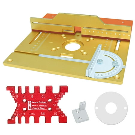 Set of 3 Router Table Insert Plate Aluminum Alloy Wood Milling Flip Board Machine Engraving Auxiliary Tool Woodworking Benches
Set of 3 Router Table Insert Plate Aluminum Alloy Wood Milling Flip Board Machine Engraving Auxiliary Tool Woodworking Benches