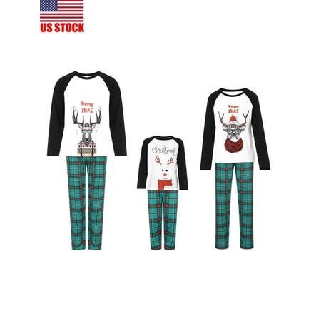 Sunisery Matching Family Pajamas Sets Christmas PJ s Sleepwear Elk Print Pullover with Plaid Pants
Sunisery Matching Family Pajamas Sets Christmas PJ s Sleepwear Elk Print Pullover with Plaid Pants
