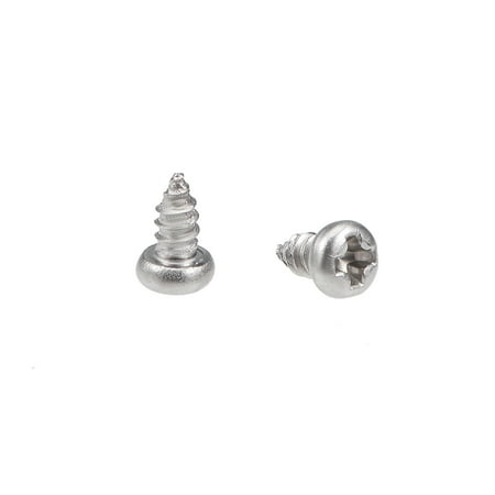 2x4mm Self Tapping Screws Phillips Pan Head Screw 316 Stainless Steel Fasteners Bolts 50 Pcs
2x4mm Self Tapping Screws Phillips Pan Head Screw 316 Stainless Steel Fasteners Bolts 50 Pcs