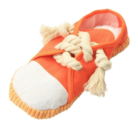 NICEXMAS Pet Creative Pet Slipper Toy Adorable Dog Chewing Toys Cartoon Sound Making Chewing Plaything Puppy Educational Toy (Orange)
NICEXMAS Pet Creative Pet Slipper Toy Adorable Dog Chewing Toys Cartoon Sound Making Chewing Plaything Puppy Educational Toy (Orange)