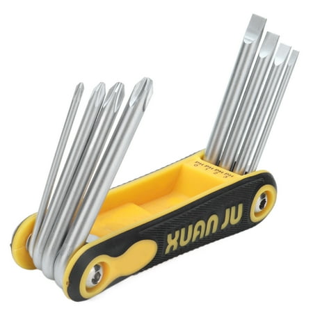EOTVIA Screwdriver Folding Screwdriver Folding Screwdriver 8 In 1 Slot Portable Hand Tool Set Kit For Maintenance
EOTVIA Screwdriver Folding Screwdriver Folding Screwdriver 8 In 1 Slot Portable Hand Tool Set Kit For Maintenance