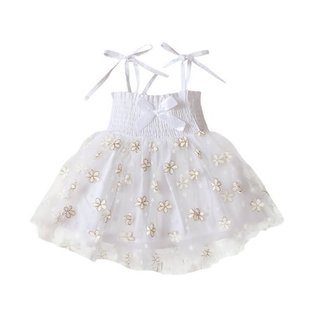 Douhoow Summer Baby Girls Dresses Sleeveless Floral Bowknot Tulle Dress Princess Infant Dress
Douhoow Summer Baby Girls Dresses Sleeveless Floral Bowknot Tulle Dress Princess Infant Dress