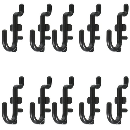 100PCS Peg Board Hook Plastic J Style Display Hook Shelf Hanger Supply