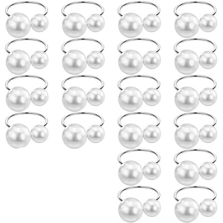20Pack Pearl Napkin Rings Set Silver Napkin Buckles Metal Holiday Napkin Rings Holders Serviette Buckles for Table Decor
20Pack Pearl Napkin Rings Set Silver Napkin Buckles Metal Holiday Napkin Rings Holders Serviette Buckles for Table Decor