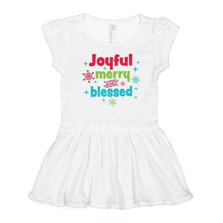 Inktastic Christmas Joyful Merry and Blessed with Snowflakes Gift Toddler Girl Dress
Inktastic Christmas Joyful Merry and Blessed with Snowflakes Gift Toddler Girl Dress