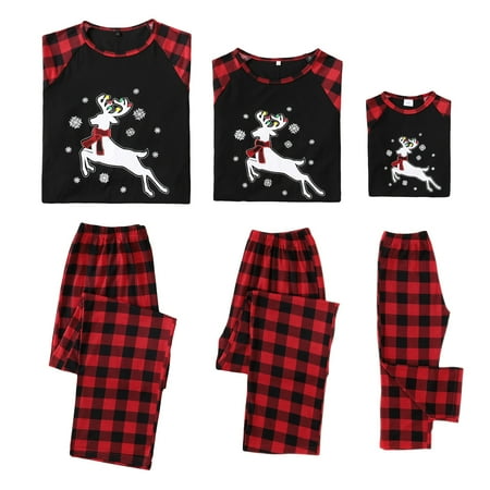Saeaby Family Pajamas Christmas Matching Set Christmas Sleepwear Holiday Pajamas Long Sleeve Pajamas Sets for Family Size Baby-Kids-Adult Unisex Black and Red
Saeaby Family Pajamas Christmas Matching Set Christmas Sleepwear Holiday Pajamas Long Sleeve Pajamas Sets for Family Size Baby-Kids-Adult Unisex Black and Red