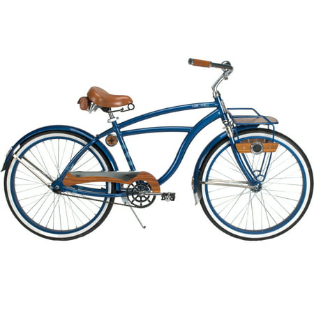 26" Huffy Cape Cod Men's Cruiser Bike, Metallic Blue