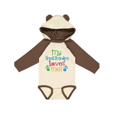 Inktastic My Great Grandpa Loves Me Gift Gift Baby Boy or Baby Girl Long Sleeve Bodysuit
Inktastic My Great Grandpa Loves Me Gift Gift Baby Boy or Baby Girl Long Sleeve Bodysuit