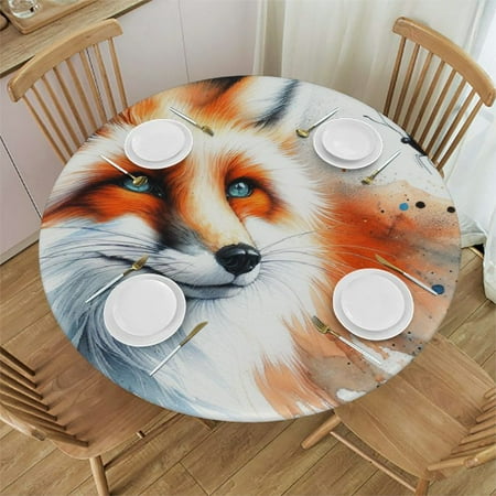 Palnkart Fox Butterfly Round Tablecloth Stain Resistant and Washable for Indoor Outdoor Kitchen Dining Wedding Parties 100% Polyester Fiber 54-58
Palnkart Fox Butterfly Round Tablecloth Stain Resistant and Washable for Indoor Outdoor Kitchen Dining Wedding Parties 100% Polyester Fiber 54-58