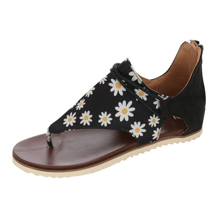 Clearance VerPetridure Women s Sandals Summer Casual Printing Zipper Casual Vacation Open Toe Pinch Toe Flat Beach Sandals
Clearance VerPetridure Women s Sandals Summer Casual Printing Zipper Casual Vacation Open Toe Pinch Toe Flat Beach Sandals