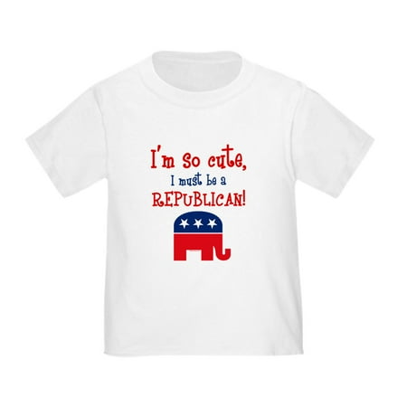 CafePress - So Cute Republican Toddler T Shirt - Cute Toddler T-Shirt 100% Cotton
CafePress - So Cute Republican Toddler T Shirt - Cute Toddler T-Shirt 100% Cotton