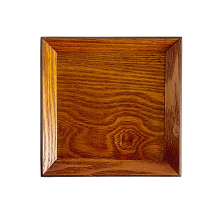 Creative Sushi Tray Wood Square Snack Dish Tray Dessert Dried Fruit Plate for Home Kitchen (10.5X10.5X2cm)
Creative Sushi Tray Wood Square Snack Dish Tray Dessert Dried Fruit Plate for Home Kitchen (10.5X10.5X2cm)