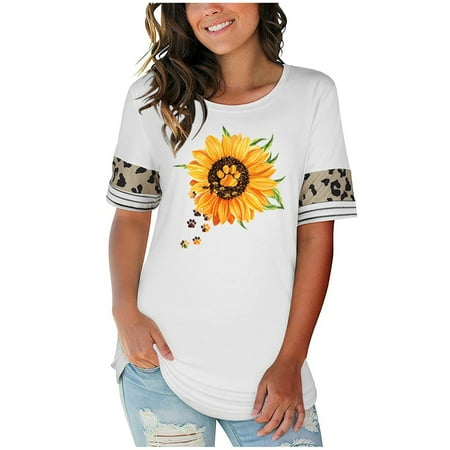 HHei_K Women s Fashion Casual Print Flowy Loose Short-Sleeved T-Shirt Tops corset tops for women
HHei_K Women s Fashion Casual Print Flowy Loose Short-Sleeved T-Shirt Tops corset tops for women