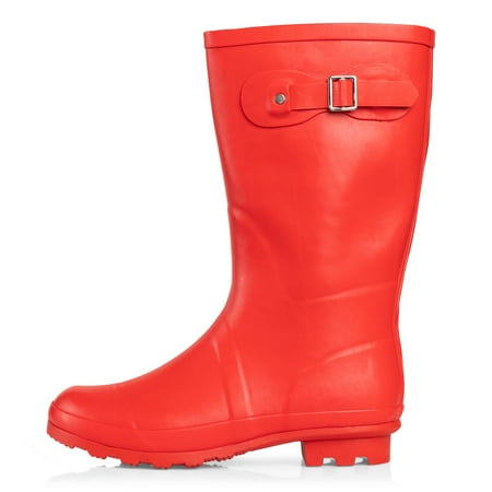 NORTY Womens Mid-Calf 11 inch Female Rain Boots Size 8