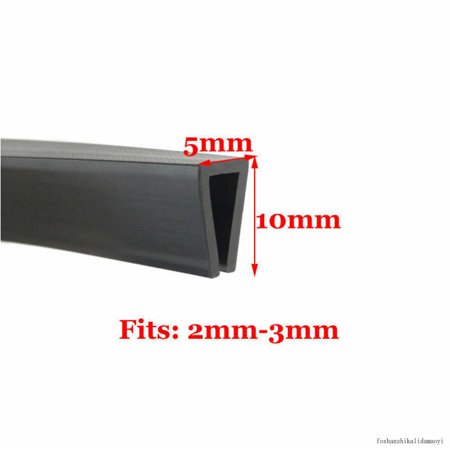 New Rubber U Channel Edging Trim Seal 0.5~13Mm Edge Protection