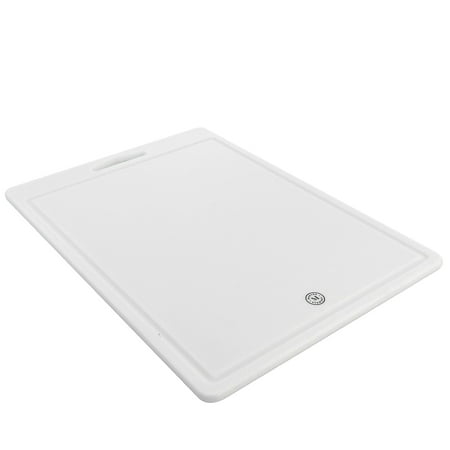 Martha Stewart 14 x 11 Plastic Cutting Board White 935116549M