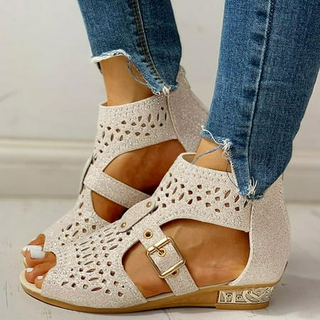 Sandals Women Women S Ladies Vintage Crystal Outdoor Hollow Out Zip Up Sandals Shoes Womens Sandals Pu White 41
Sandals Women Women S Ladies Vintage Crystal Outdoor Hollow Out Zip Up Sandals Shoes Womens Sandals Pu White 41