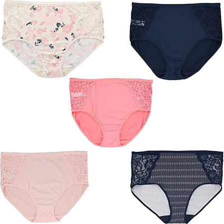 Delta Burke Women s Plus Size Sexy Panties High Rise Soft Briefs 5 Pack - Navy & Pink Polka Dots - 8 X-Large
Delta Burke Women s Plus Size Sexy Panties High Rise Soft Briefs 5 Pack - Navy & Pink Polka Dots - 8 X-Large