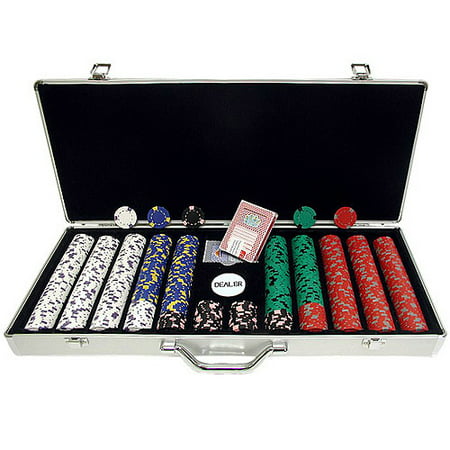 Trademark Poker 650pc 13g Professional Casino Clay Chips with Aluminum Case