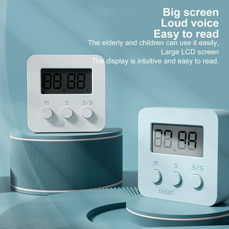 Hexiuwan Study Timer Simple Operation Long Battery Life ABS Sound Reminder Alarm Timer for Household
Hexiuwan Study Timer Simple Operation Long Battery Life ABS Sound Reminder Alarm Timer for Household