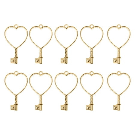 HeroNeo 10Pcs Heart Key Pendant Press Flower UV Resin Blank Frame Bezel Jewelry Making
HeroNeo 10Pcs Heart Key Pendant Press Flower UV Resin Blank Frame Bezel Jewelry Making