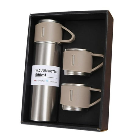 Thermal Bottle | Stainless Steel Insulated Water Bottle with 3 Lids | 500ml Leak-proof Insulated Bottle to Keep Hot Water and Hydrating During Sports
Thermal Bottle | Stainless Steel Insulated Water Bottle with 3 Lids | 500ml Leak-proof Insulated Bottle to Keep Hot Water and Hydrating During Sports