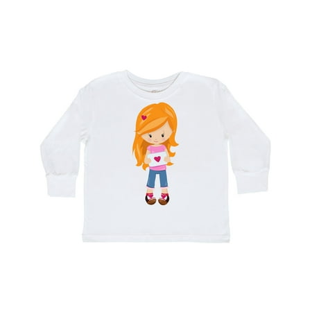 Inktastic Valentine s Day Girl Orange Hair Girl In Love Gift Toddler Toddler Girl Long Sleeve T-Shirt
Inktastic Valentine s Day Girl Orange Hair Girl In Love Gift Toddler Toddler Girl Long Sleeve T-Shirt