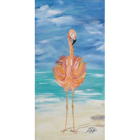Flamingo I Poster Print by Julie DeRice
