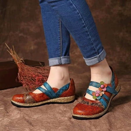 WQJNWEQ Women s Flats Shoes Leisure Summer Ethnic Wind Flower Shoes Match Color Hollowed Out Comfort
WQJNWEQ Women s Flats Shoes Leisure Summer Ethnic Wind Flower Shoes Match Color Hollowed Out Comfort