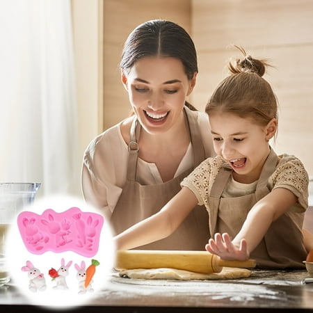 Easter Bunny DIY Chocolate Cake Baking Tool Silicone Molds