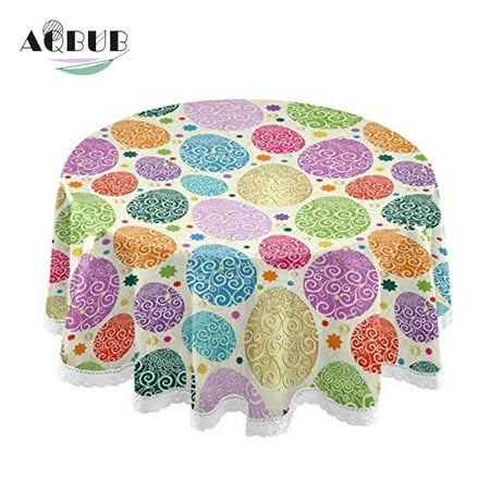 Easter egg tablecloth round table cover washable table mat round kitchen garden celebration decoration
Easter egg tablecloth round table cover washable table mat round kitchen garden celebration decoration