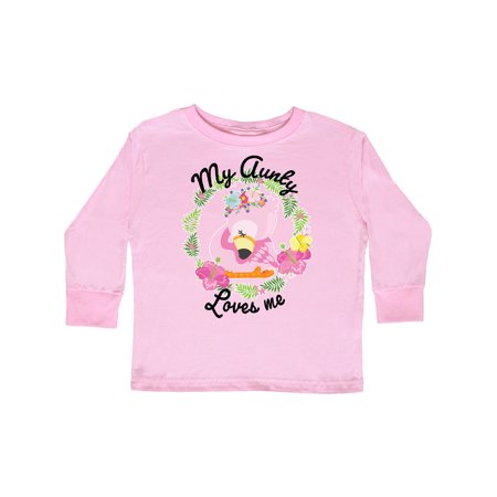 Inktastic Baby Flamingo My Aunty Loves Me with Flower Wreath Gift Toddler Boy or Toddler Girl Long Sleeve T-Shirt
Inktastic Baby Flamingo My Aunty Loves Me with Flower Wreath Gift Toddler Boy or Toddler Girl Long Sleeve T-Shirt