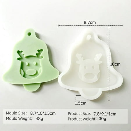 ZMHIXM Christmas Santa Claus Snowflake Elk Tree Aromatherapy Plaster Epoxy Resin Pendant Mould DIY Chocolate Fondant Cake Silicone Mold(H-0955)
ZMHIXM Christmas Santa Claus Snowflake Elk Tree Aromatherapy Plaster Epoxy Resin Pendant Mould DIY Chocolate Fondant Cake Silicone Mold(H-0955)