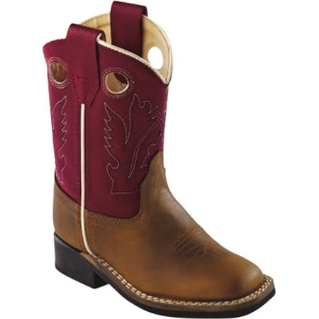 Old West Youth s Ultra Flex Broad Square Toe Boots
