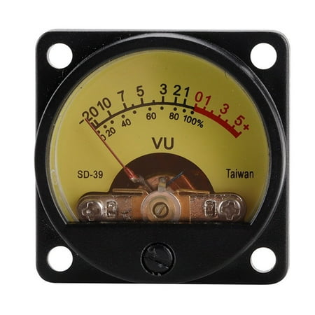 JINGT 35MM Analog VU Meter Radio Panel Kit Backlit With VU Driver Board
