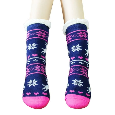 Liveday Warm Fleece Lined Winter Soft Slipper Socks Christmas With Non Slip for Men Women New
Liveday Warm Fleece Lined Winter Soft Slipper Socks Christmas With Non Slip for Men Women New