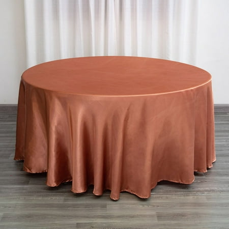 Efavormart 120 Terracotta Wholesale Linens SATIN Round Tablecloth for Kitchen Dining Catering Wedding Birthday Party Events
Efavormart 120 Terracotta Wholesale Linens SATIN Round Tablecloth for Kitchen Dining Catering Wedding Birthday Party Events