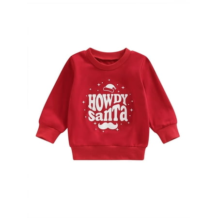 Bagilaanoe Toddler Baby Girl Boy Christmas Sweatshirt Long Sleeve Letter Print Pullover 6M 12M 18M 24M 3T 4T 5T Kids Loose Tee Tops
Bagilaanoe Toddler Baby Girl Boy Christmas Sweatshirt Long Sleeve Letter Print Pullover 6M 12M 18M 24M 3T 4T 5T Kids Loose Tee Tops