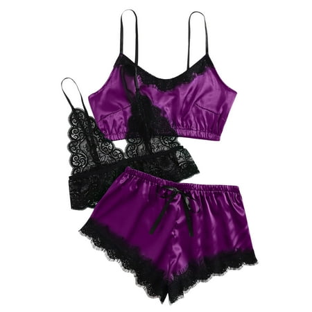 Floleo Women s Shorts Clearance Summer Women V-Neck Eyelash Lace Sexy Stain Camisole Pajamas Bowknot Shorts Set Deals
Floleo Women s Shorts Clearance Summer Women V-Neck Eyelash Lace Sexy Stain Camisole Pajamas Bowknot Shorts Set Deals