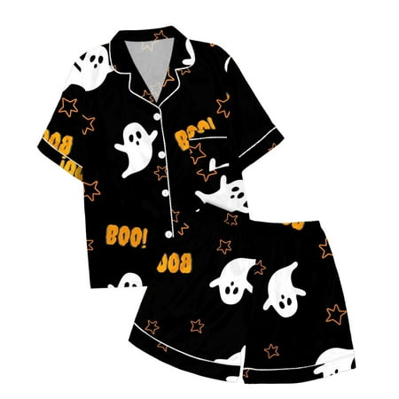 Pajamas for Kids Children s Leisure Printed Button Collar Short Sleeved Top Shorts Pajama Set Kids Halloween Pajamas Baby Christmas Outfit Girl(Color:Blue Size:4-5 Years)
Pajamas for Kids Children s Leisure Printed Button Collar Short Sleeved Top Shorts Pajama Set Kids Halloween Pajamas Baby Christmas Outfit Girl(Color:Blue Size:4-5 Years)