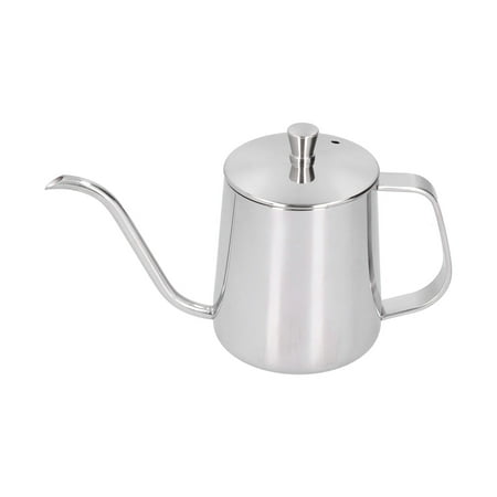 Hand Drip Coffee Pot Stainless Steel Easy Pour Over Kettle For Home For Coffee Shop For Kitchen Silver 350ml
Hand Drip Coffee Pot Stainless Steel Easy Pour Over Kettle For Home For Coffee Shop For Kitchen Silver 350ml