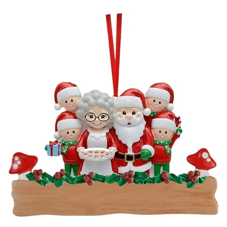 Survived Santa Family Holiday Ornament Tree Decor Hanging Pendant