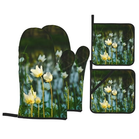 flowers pattern (2) Oven Mitts Pot Holders Set Non-Slip Cooking Kitchen Gloves Washable Heat Resistant Oven Gloves for Microwave BBQ Baking Grilling
flowers pattern (2) Oven Mitts Pot Holders Set Non-Slip Cooking Kitchen Gloves Washable Heat Resistant Oven Gloves for Microwave BBQ Baking Grilling