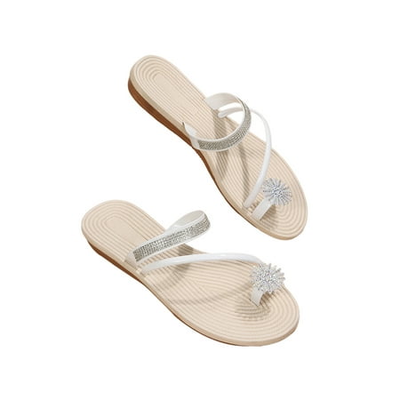 UKAP Women s Flip Flops Rhinestone Flat Sandals Summer Fashion Slippers Lightweight Slides Womens Thong Sandal Comfort Anti Skid White 7.5
UKAP Women s Flip Flops Rhinestone Flat Sandals Summer Fashion Slippers Lightweight Slides Womens Thong Sandal Comfort Anti Skid White 7.5