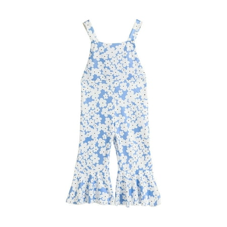 TUOBARR Toddler Baby Girls Fashion Cute Flowers Pattern Flared Pants Back Hollow Out Jumpsuit Blue (9Months-4Years)
TUOBARR Toddler Baby Girls Fashion Cute Flowers Pattern Flared Pants Back Hollow Out Jumpsuit Blue (9Months-4Years)