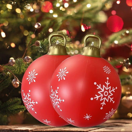 Mojoyce Christmas Decorations 60CM Blow Up Ball Large Christmas Airblow Ball Inflated Ball for Porch Courtyard
Mojoyce Christmas Decorations 60CM Blow Up Ball Large Christmas Airblow Ball Inflated Ball for Porch Courtyard